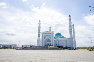 Mimarlık ve şehir anıtlar. Kazakhstan.Karaganda Cumhuriyeti şehir.