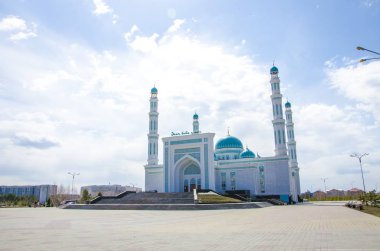 Mimarlık ve şehir anıtlar. Kazakhstan.Karaganda Cumhuriyeti şehir.