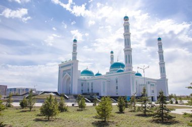 Mimarlık ve şehir anıtlar. Kazakhstan.Karaganda Cumhuriyeti şehir.