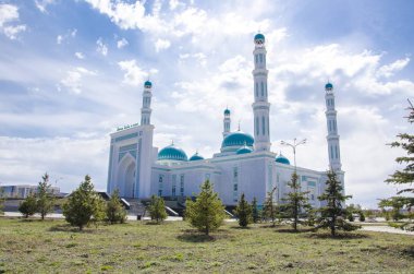 Mimarlık ve şehir anıtlar. Kazakhstan.Karaganda Cumhuriyeti şehir.
