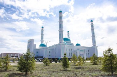 Mimarlık ve şehir anıtlar. Kazakhstan.Karaganda Cumhuriyeti şehir.
