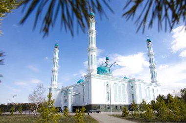 Mimarlık ve şehir anıtlar. Kazakhstan.Karaganda Cumhuriyeti şehir.