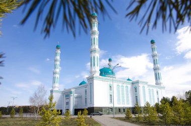 Mimarlık ve şehir anıtlar. Kazakhstan.Karaganda Cumhuriyeti şehir.