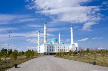 Mimarlık ve şehir anıtlar. Kazakhstan.Karaganda Cumhuriyeti şehir.