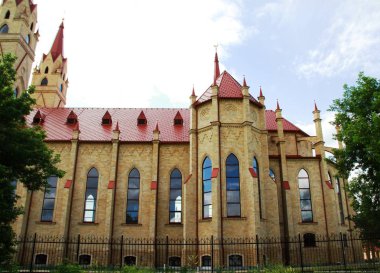 Mimarlık ve şehir anıtlar. Kazakhstan.Karaganda Cumhuriyeti şehir.