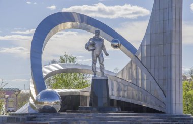 Mimarlık ve şehir anıtlar. Kazakhstan.Karaganda Cumhuriyeti şehir.