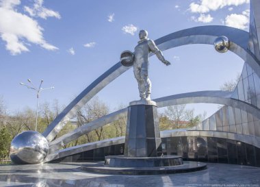 Mimarlık ve şehir anıtlar. Kazakhstan.Karaganda Cumhuriyeti şehir.