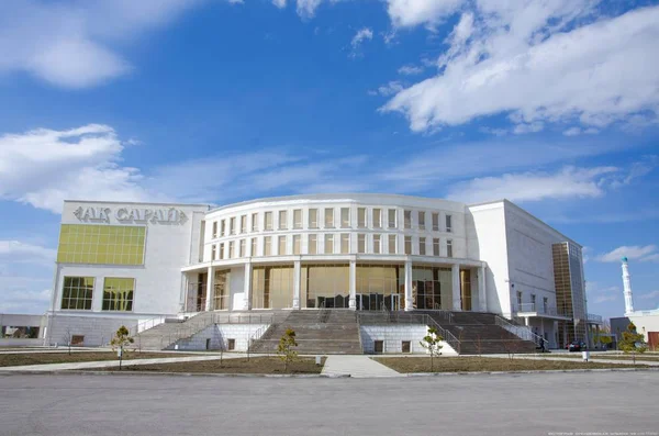 Arquitectura Monumentos Ciudad República Kazajstán Karaganda Ciudad —  Fotos de Stock