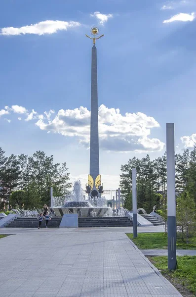 Arquitectura Monumentos Ciudad República Kazajstán — Foto de Stock