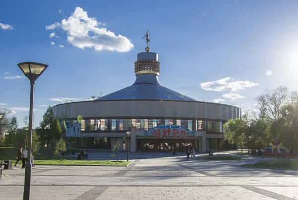 Архитектура Памятники Города Республика Казахстан — стоковое фото