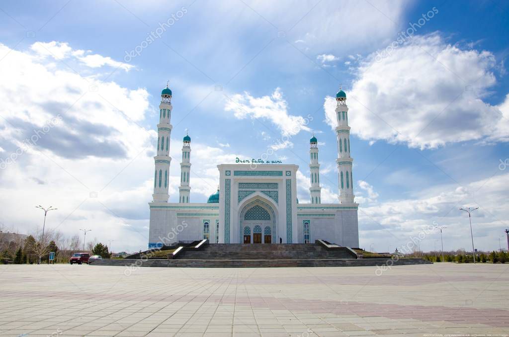 Architecture and monuments of the city.Republic of Kazakhstan.Karaganda city.