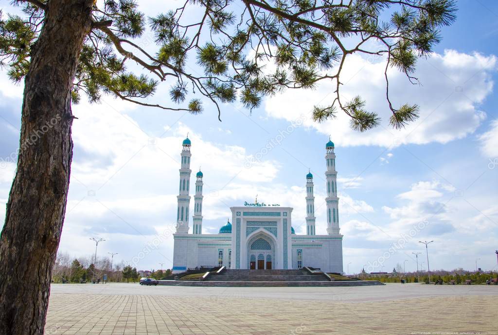 Architecture and monuments of the city.Republic of Kazakhstan.Karaganda city.