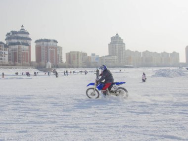 Motokros yarışmaları Astana (Nursultan) 2017. Kazakistan