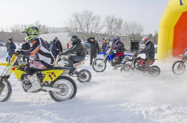 Διαγωνισμοί Motocross Astana Nursultan 2017 Καζακστάν — Φωτογραφία Αρχείου