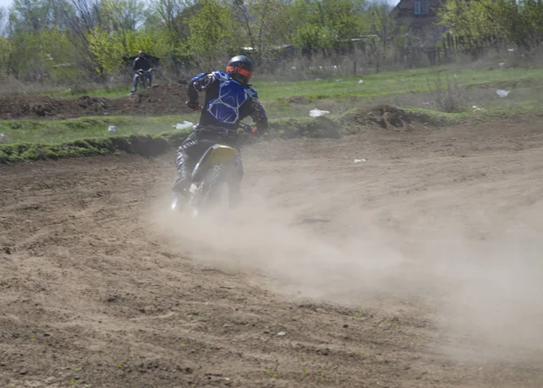 Motocross Wettbewerb Novodolynka 2017 Jahr Die Stadt Karaganda Kasachstan — Stockfoto