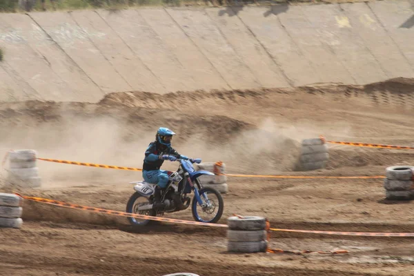 Concursos Motocross Temirtau 2017 Año Ciudad Karaganda Kazajstán —  Fotos de Stock