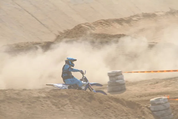 Motocross Versenyek Temirtauban 2017 Karaganda Városában Kazahsztán — Stock Fotó