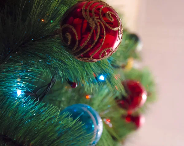 Giocattoli Sull Albero Natale — Foto Stock