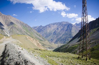 Kırgızistan 'daki Dağlar. Fotoğrafçı Orendovskaya Ylyana