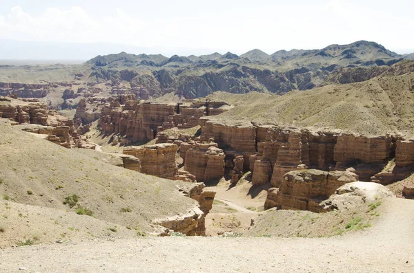 Charyn Canyon Almaty Stad — Stockfoto