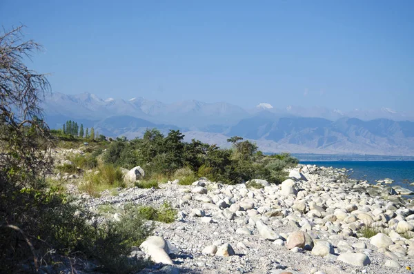 Lago Issyk Kul Kirguistán — Foto de Stock