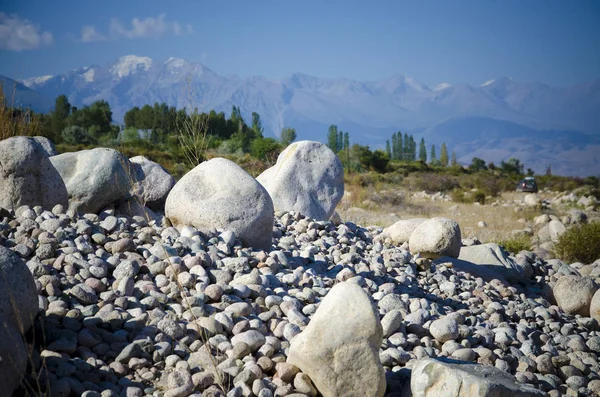 Lago Issyk Kul Kirguistán — Foto de Stock