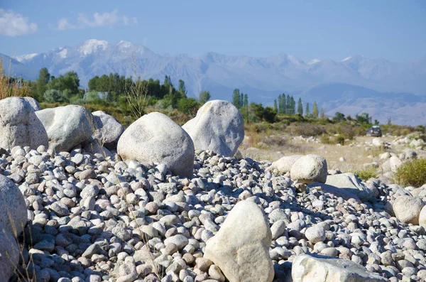 Lago Issyk Kul Kirguistán — Foto de Stock