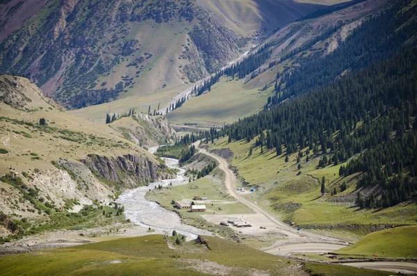 Montagnes Kirghizistan Photographe Orendovskaya Ylyana — Photo