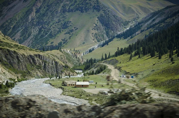 Montagnes Kirghizistan Photographe Orendovskaya Ylyana — Photo