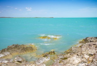Balkhash Gölü. Fotoğrafçı Orendovskaya Ylyana