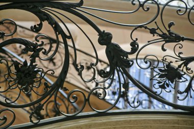 Art Nouveau stilinde güzel merdiven