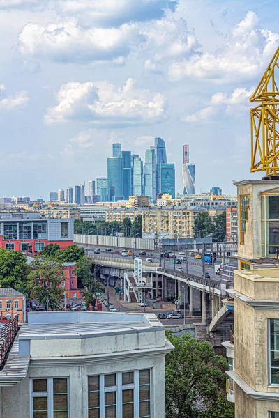 Moscou Rússia 2020 Vista Centro Negócios Internacional Moscou Moscou Cidade — Fotografia de Stock