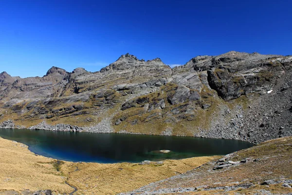 Lago Esperanza Cima Montaña — Foto de Stock