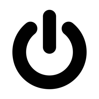 Vektör gıda ikonu. Sembolü aç ve kapat. Tasarımının grafiksel sembolü, logo. Beyaz arka planda gri bir kabartma. Beyaz arkaplanda izole tabela.