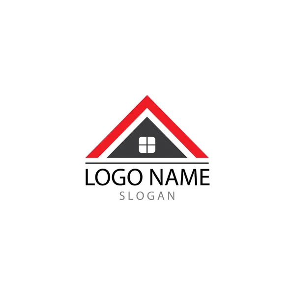 Onroerend goed en bouw Logo Design voor bedrijven — Stockfoto