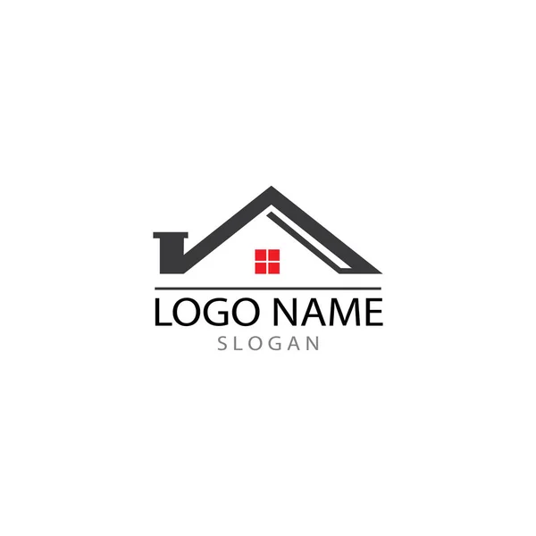 REAL ESTATE   PROPERTY  AND CONSTRUCTION LOGO DESIGN FOR BUSINES — Stock Photo, Image