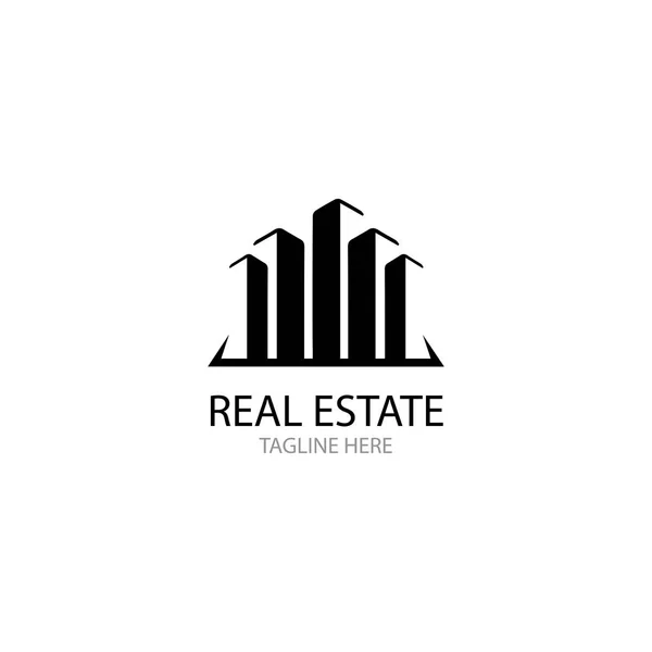 REAL ESTATE   PROPERTY  AND CONSTRUCTION LOGO DESIGN FOR BUSINES