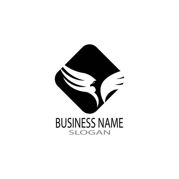 Falcon Eagle Birda logo předlohy — Stock fotografie