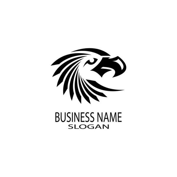 Falcon Eagle Birda logo předlohy — Stock fotografie