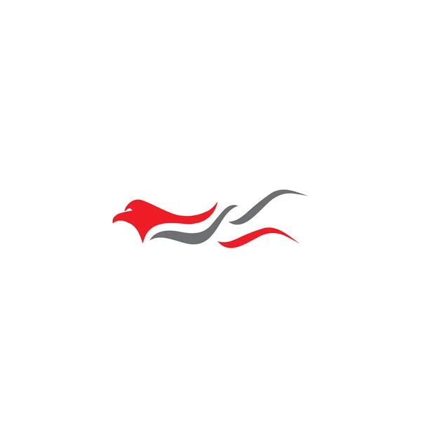 Falcon eagle bird logo template vector — Stock Photo, Image