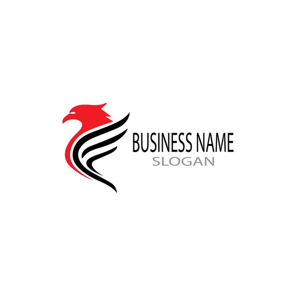Ferenczi Erzsi Bird logo sablon vektor — Stock Fotó