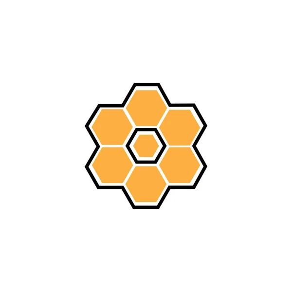 Honeycomb  ilustration logo vector template — Stock Photo, Image