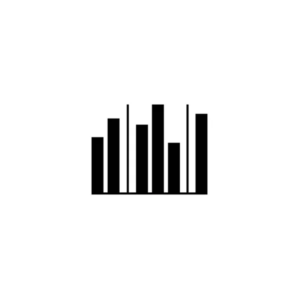 Zongora ikon vektor ilustration sablon — Stock Fotó