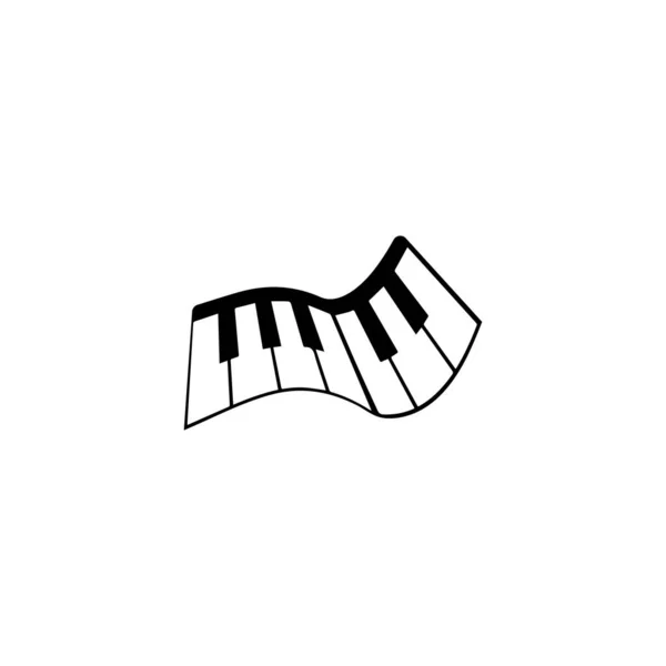 Piano pictogram vector ilustration sjabloon — Stockfoto