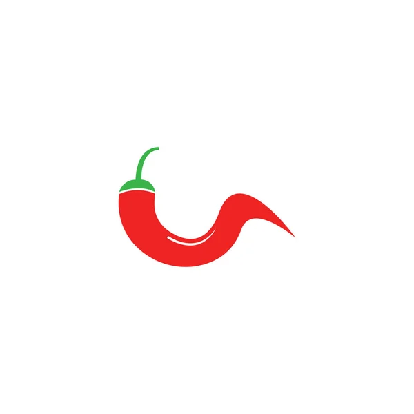 Ícone do VECTOR DE SÍMBOLO DE TEMPLATO DE LOGO CHILI — Fotografia de Stock