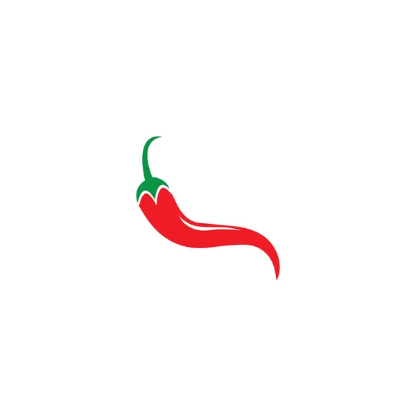 Ícone do VECTOR DE SÍMBOLO DE TEMPLATO DE LOGO CHILI — Fotografia de Stock