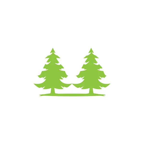 pine tree logo illustration vector design