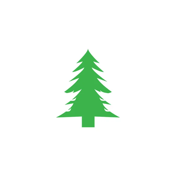 Pine tree logo illustration vector design — ストック写真