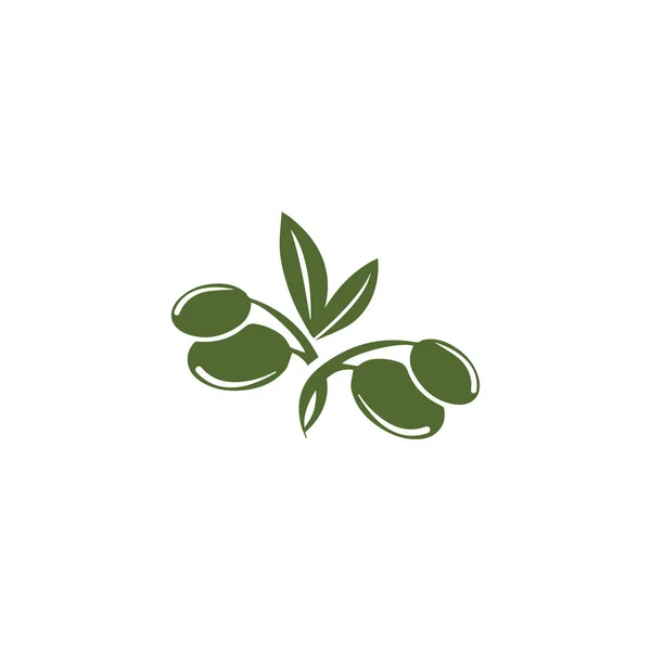 Zeytin logosu şablon vektör resimleme tasarımı — Stok fotoğraf