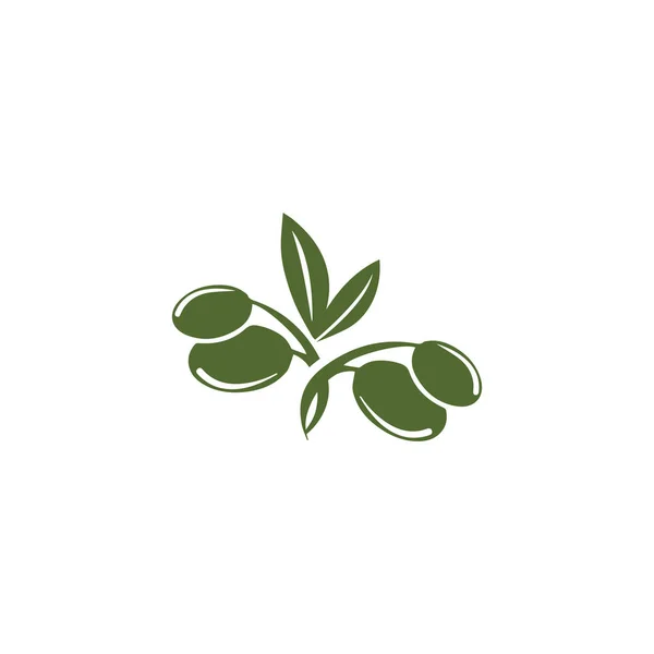 Olive logo modello vettoriale icona illustrazione design — Foto Stock